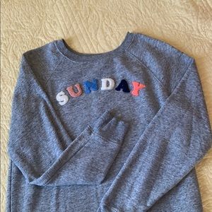 💗Grey SUNDAY Sweatshirt💗